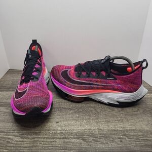 Nike Air Zoom Alphafly NEXT% 2 Womens Sz 10.5 Pink Black Running Shoe CZ1514-501